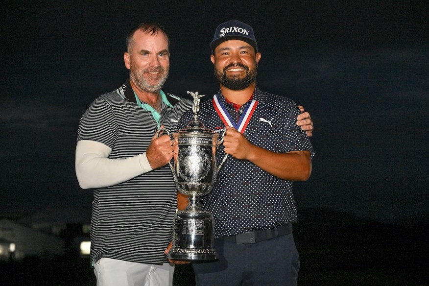 Mark Carens is JJ Spaun's caddie.