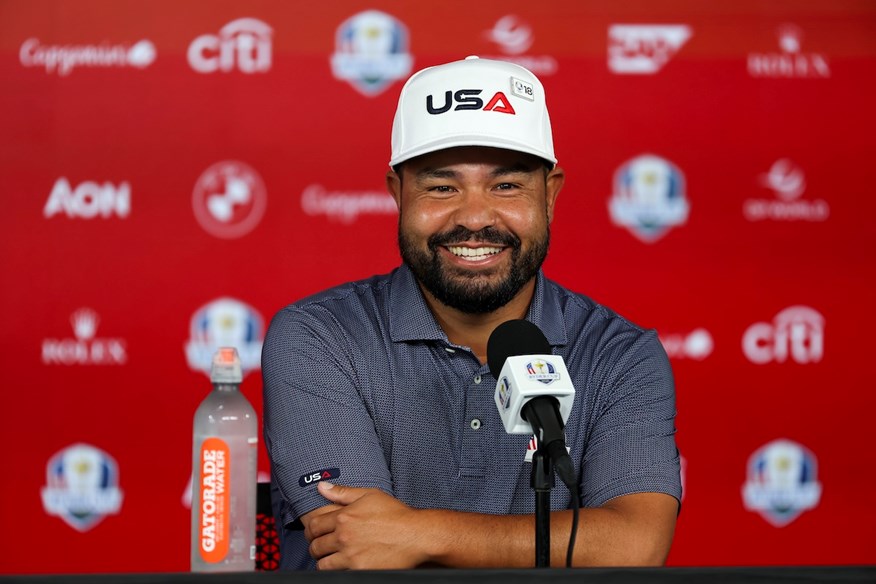 JJ Spaun sang a bit of Disney's 'Let It Go' during his Ryder Cup press conference.