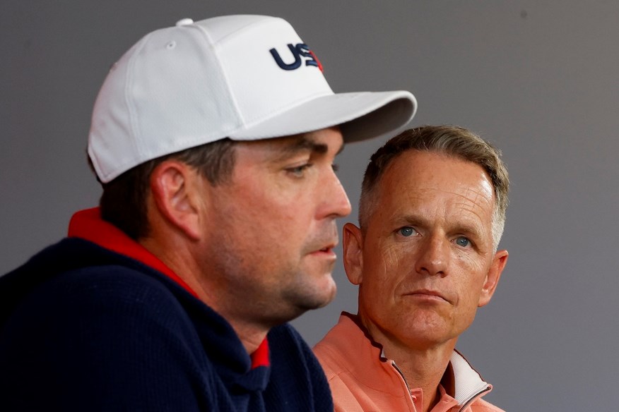 Luke Donald and Keegan Bradley have prepared for Donald Trump's appearance at the Ryder Cup.