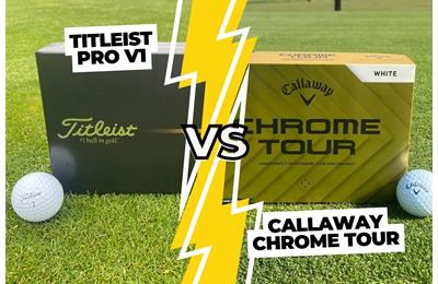 Robot tested: Titleist Pro V1 vs Callaway Chrome Tour - which golf ball is best?
