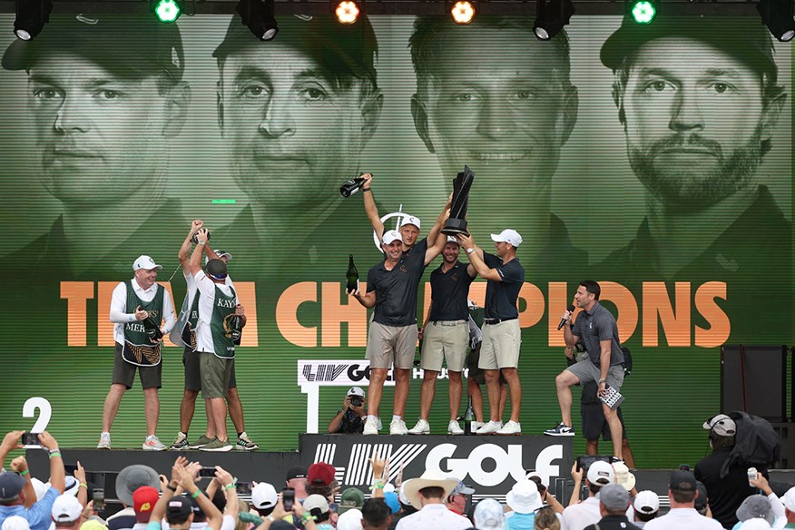 Celebrating a first team victory for the Cleeks GC in 2024.