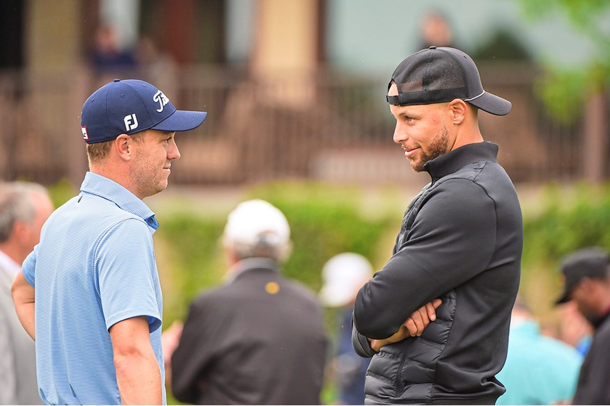 Steph Curry is well connected in the world of golf.