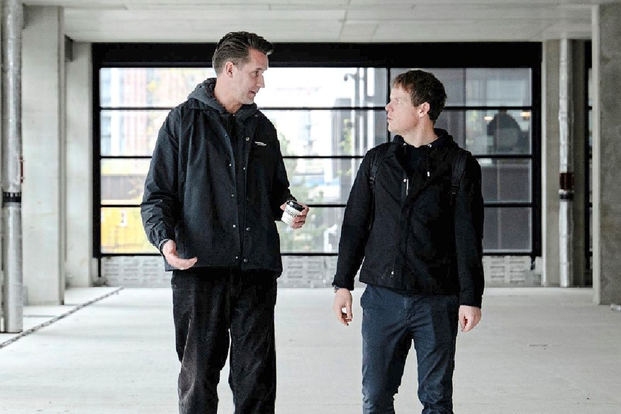 Co-owners Elliot Godfrey (left) and Chris Ingham first met at South Beds Golf Club when they were teenagers. Their talents even extend to designing London Gardens, a nine-hole short course, on Trackman.