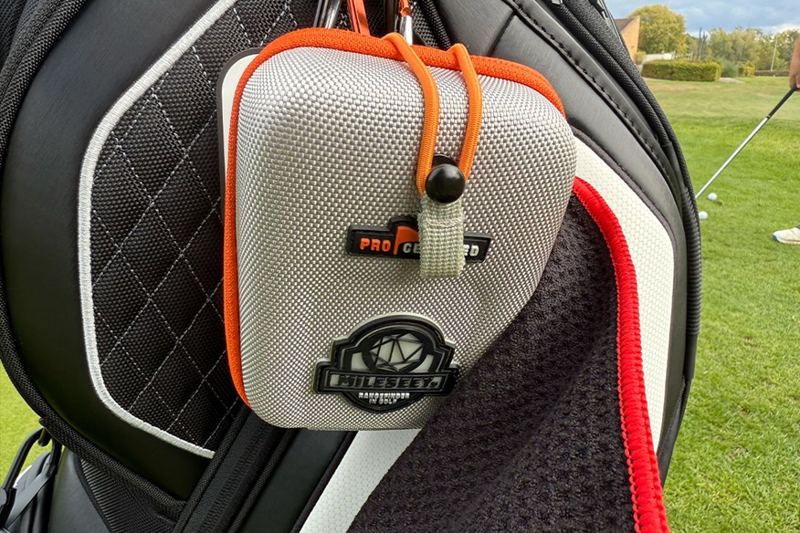 The case of the Mileseey PF260 laser shares a look with another popular brand