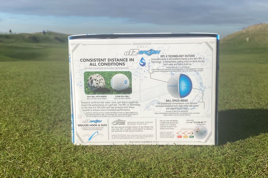 Bridgestone e12 Splash golf ball information