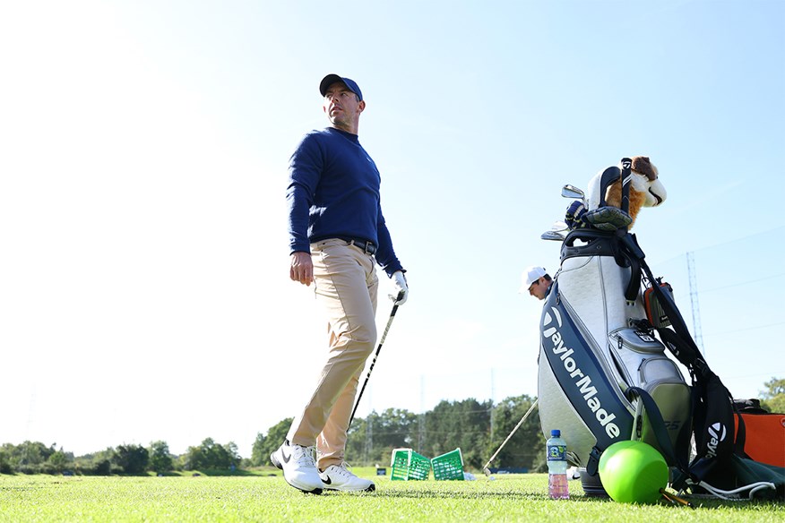 Rory McIlroy uses Sure Golf's The Connector practice aid