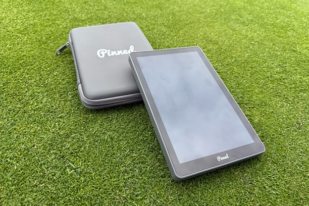 The Caddie by Pinned Golf comes with a hardshell carry case for storage