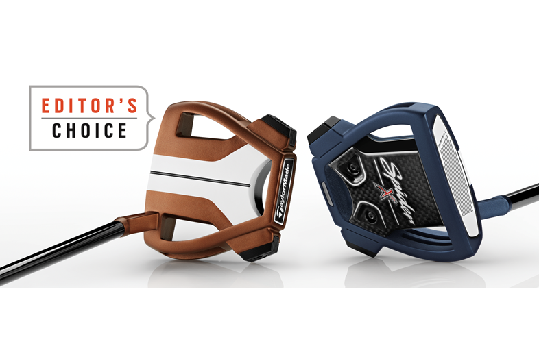 1084□TaylorMade SPIDER X SX-32 ブルー/ホワイト スモール
