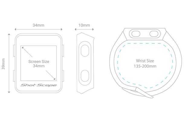 Shot Scope V3 GPS Watch and Shot-Tracker