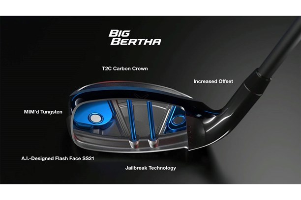 Inside the Callaway Big Bertha B21 hybrid.