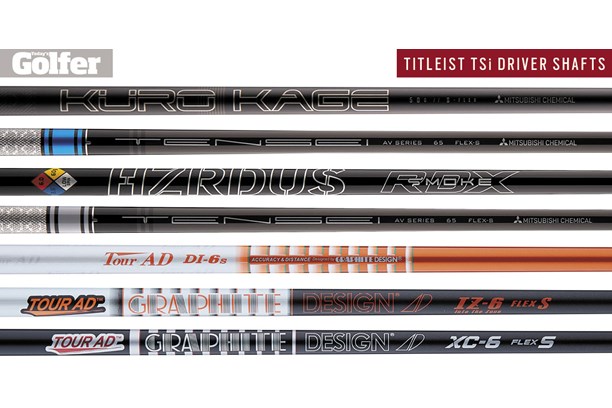 Titleist TSi driver shaft options.