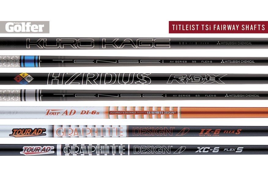 Titleist TSi shafts. Titleist TSi shafts.