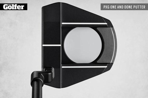 PXG One & Done putter at address.