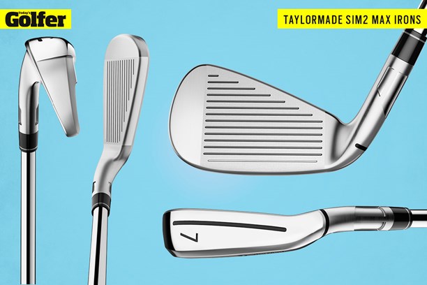 TaylorMade SIM2 Max irons.