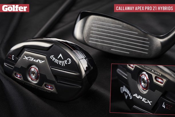 The Callaway Apex Pro 21 hybrid.