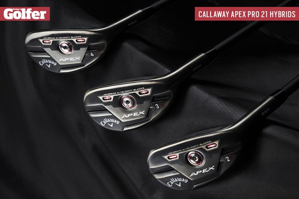 The Callaway Apex Pro 21 hybrid.