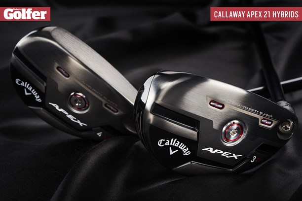 The Callaway Apex 21 hybrids.