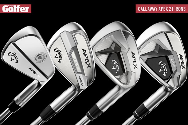 The 2021 Callaway Apex irons.