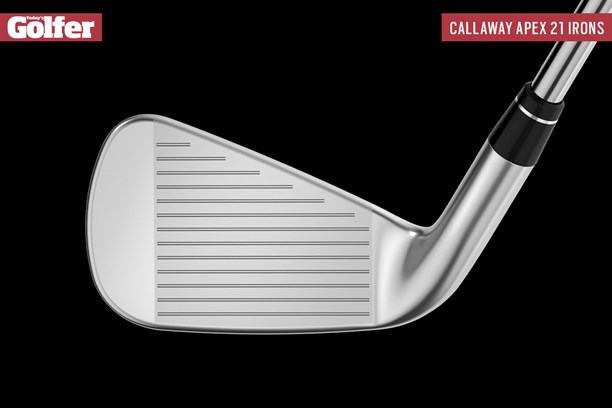 The face of the Callaway Apex 21 iron.