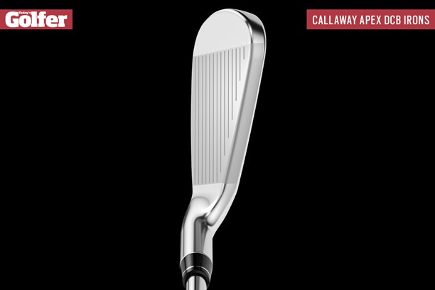 The topline view of the Callaway Apex DCB iron.