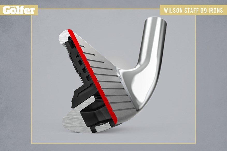 A cut-through of the Wilson D9 iron. A cut-through of the Wilson D9 iron.