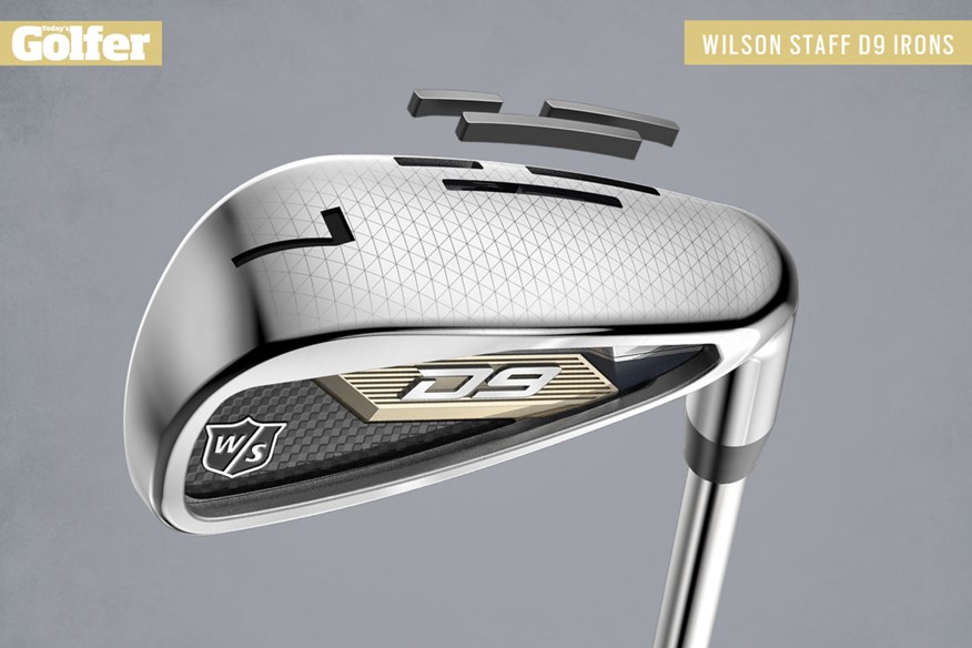 The Wilson D9 iron's Power Hole 2.0 Technology. The Wilson D9 iron's Power Hole 2.0 Technology.