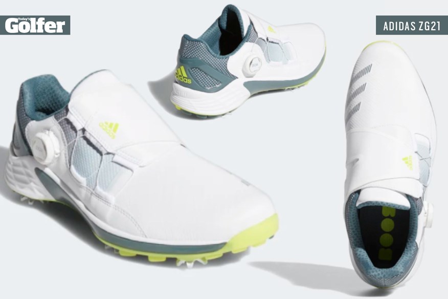 The adidas ZG21 BOA men's golf shoe.