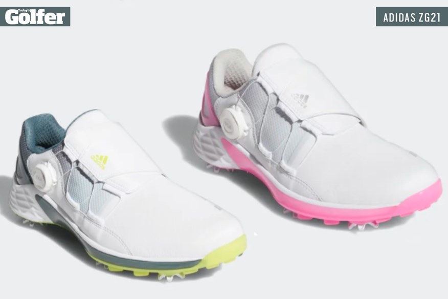The adidas ZG21 BOA women's golf shoe.