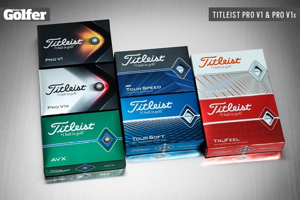 Titleist's golf balls line-up for 2021.