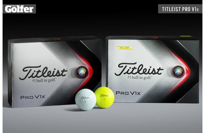 The new Titleist Pro V1x golf ball for 2021.