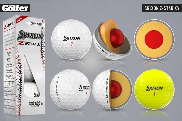 The 2021 Srixon Z-Star XV golf ball.