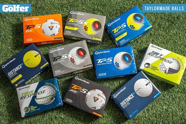 TaylorMade's 2021 golf balls line-up.