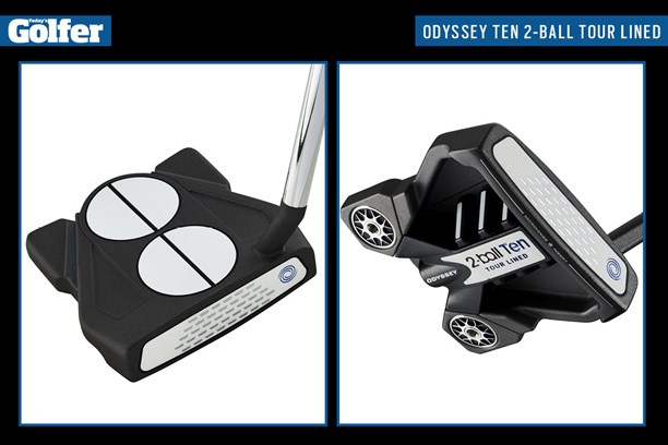 Odyssey 2-Ball Ten Tour Lined putter.