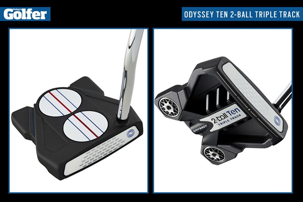 Odyssey 2-Ball Ten Triple Track putter.