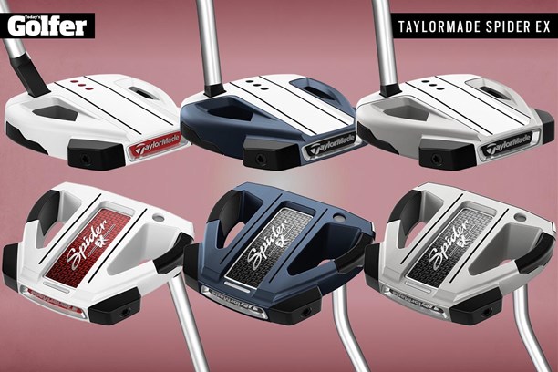 The TaylorMade Spider Ex putter comes in three colours.