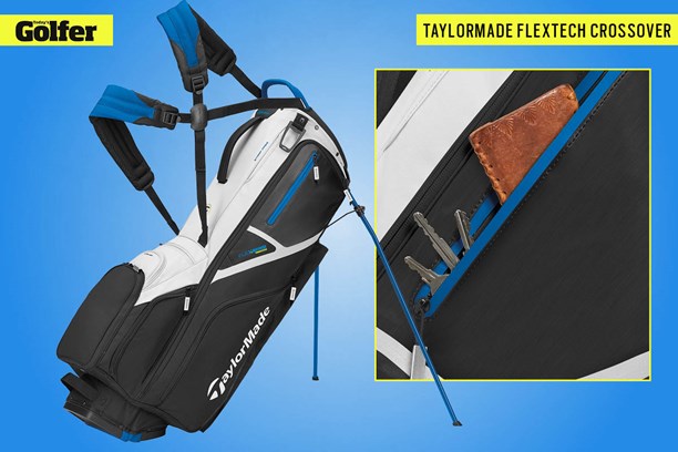 The TaylorMade FlexTech Crossover golf bag.