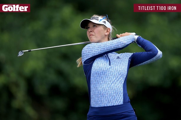 LPGA star Jessica Korda plays Titleist T100 and T200 irons.