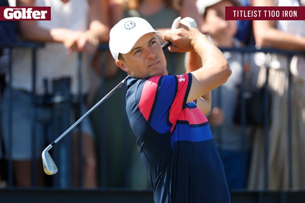 Jordan Spieth had the Titleist T100 irons in the bag at The Open.