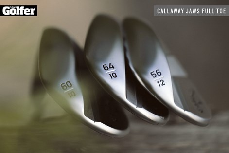 Callaway Jaws Full Toe golf wedge. Callaway Jaws Full Toe golf wedge.