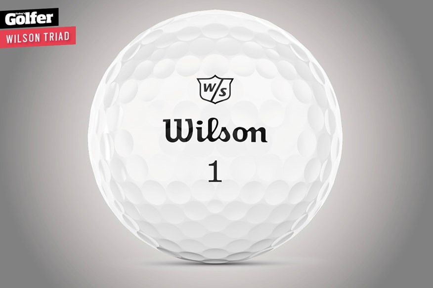 The Wilson Triad golf ball has been designed to help golfers break 80.