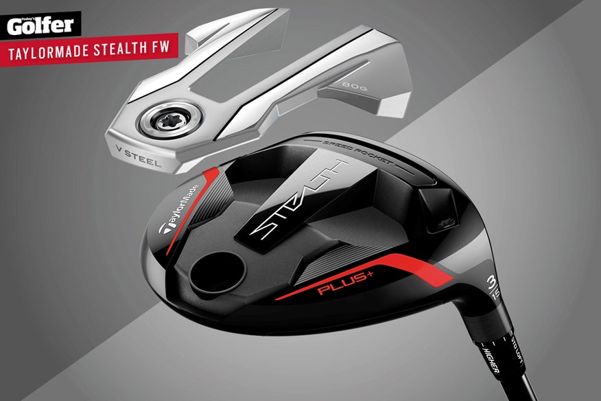 The TaylorMade Stealth Plus+ fairway wood. The TaylorMade Stealth Plus+ fairway wood.