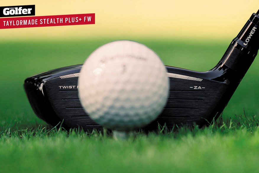 The TaylorMade Stealth Plus+ fairway wood. The TaylorMade Stealth Plus+ fairway wood.