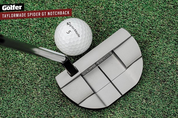 The TaylorMade Spider GT Notchback putter.