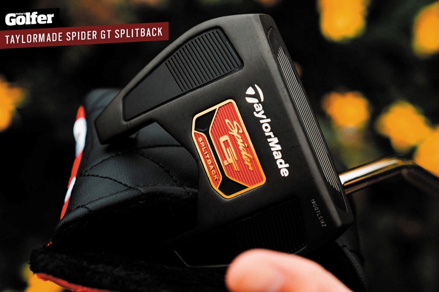 The TaylorMade Spider GT Splitback putter. The TaylorMade Spider GT Splitback putter.