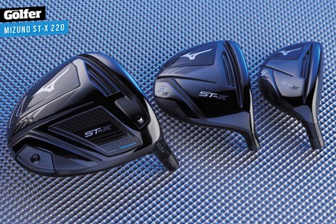The Mizuno ST-X 220 driver, fairway wood and hybrid. The Mizuno ST-X 220 driver, fairway wood and hybrid.