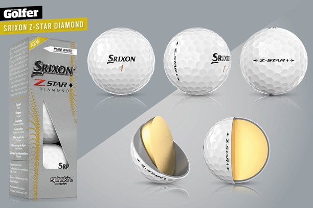 The Srixon Z-Star Diamond golf ball.