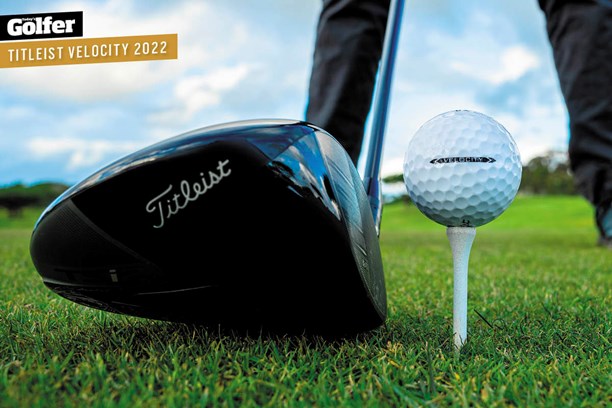 The 2022 Titleist Velocity golf ball.