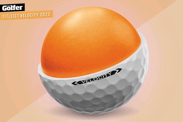 The core in the 2022 Titleist Velocity golf ball.