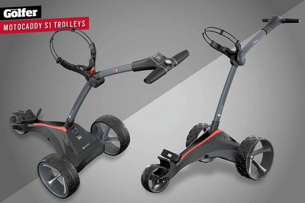 The Motocaddy S1 and S1 DHC trolley.