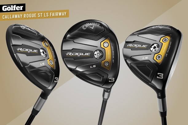 The Callaway Rogue ST LS fairway wood.